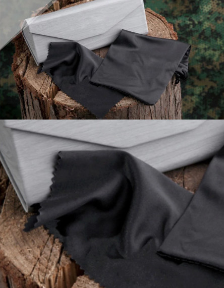 Black Square Shape 30*30 30g Eyewear Cleaning Cloth