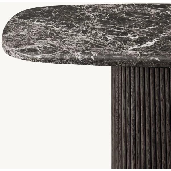 Modern Bedroom Console Table Customizable With Wood Glass Or Ceramic Top