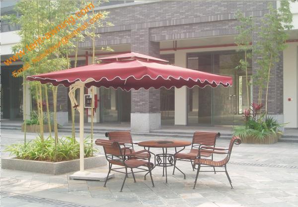 Waterproof UV Protection  Side Post Aluminum Patio Garden Outdoor Parasol
