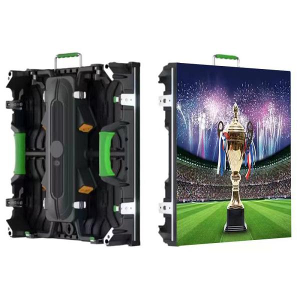 IP40 SMD2121 Rental LED Display Outdoor Hard Link Screen Magnetic Maintenance