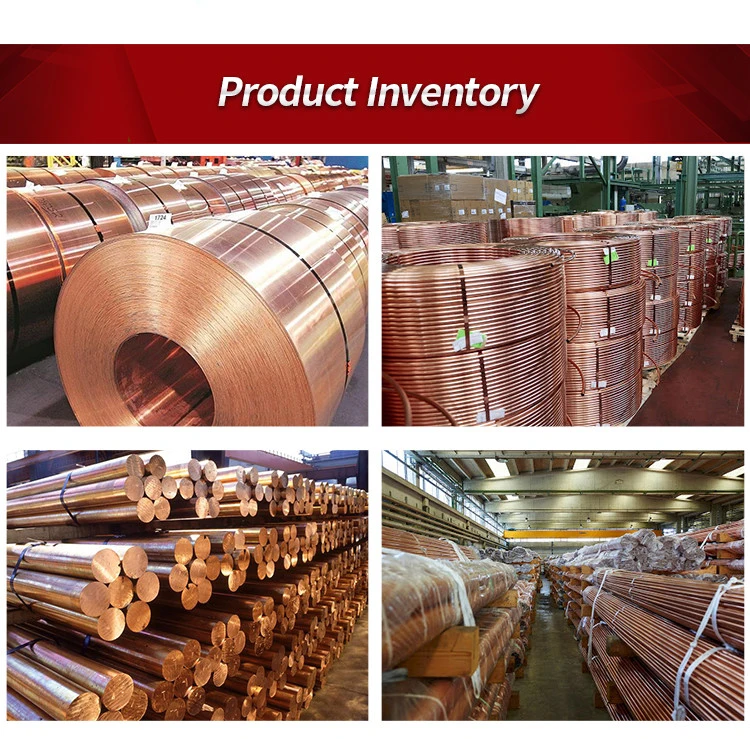 ASTM Uns C10100 Red Copper Tubing Seamless Copper Round Tube
