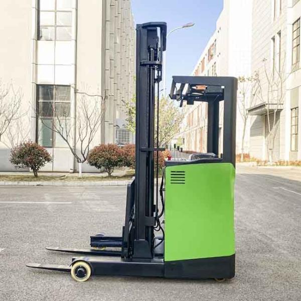CQDE15 48V 1.5T Electric Reach Truck 1500kg Seat Type Triplex 3m-12m Mast
