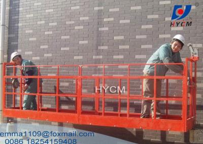 ZLP500 Plataforma suspensa de escalada por corda de arame 500 kg Duas pessoas trabalhando