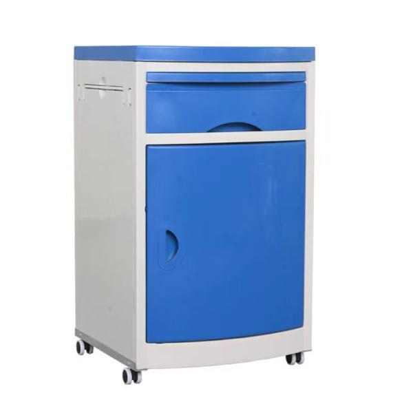 480*480*780mm Medical Bedside Cabinet Bedside Locker Abs With Drawer