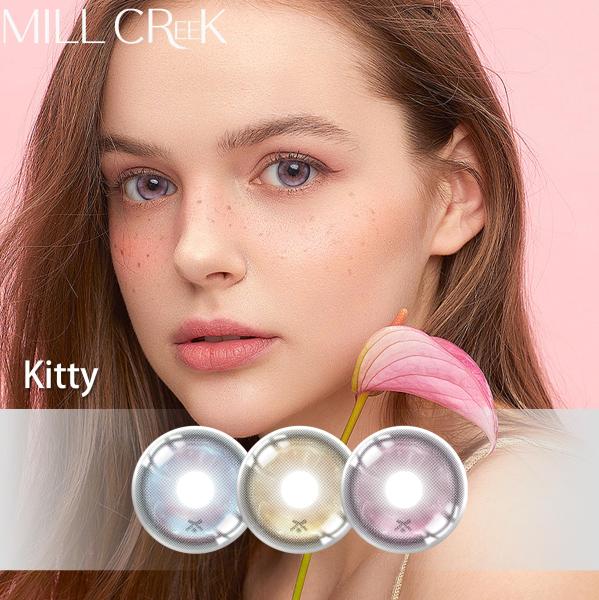Kitty Series Prescription Colored Contacts Cosplay Yearly Use HEMA Colored Contacts Cosplay
