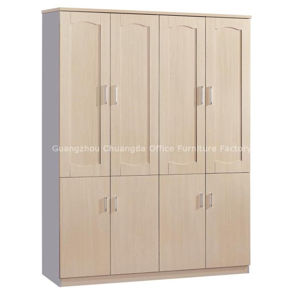 4-person Aluminum door office Wooden Storage Cabinets CD-2212