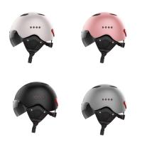 Casque de recyclage de gravier intelligent de RoHS/casque vélo de Bluetooth avec des signaux lumineux