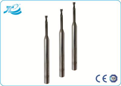 Tungsten Steel Two Edge Long Neck Flat End Mill with 0.2 - 0.5 mm Diameter