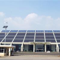 La moitié de module de picovolte de dessus de toit de panneaux solaires de puissance élevée de Rixin a coupé la cellule de silicium monocristalline