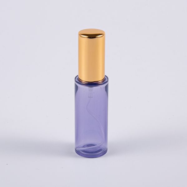 Round PETG Airless Lotion Bottle 10ml For Travel Samples