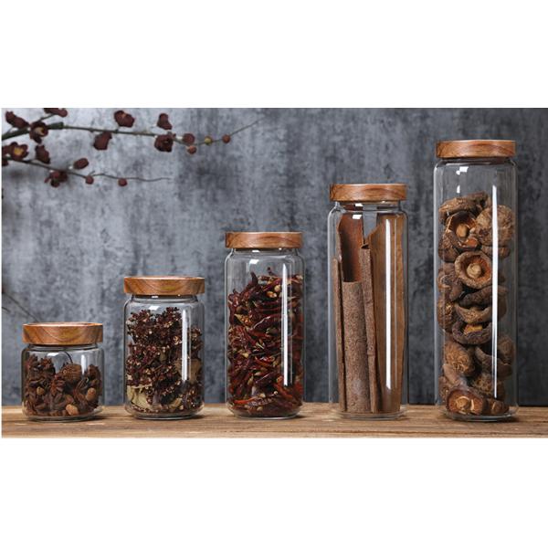 Воздухонепроницаемый стеклянный опарник хранения