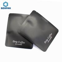 Bolso de café no tejido molido del goteo del oído de la ejecución de la tela del café