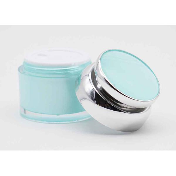 Свет - круг заботы сини и кожи опарника 50g сияющего серебряного цилиндра цвета пластиковый