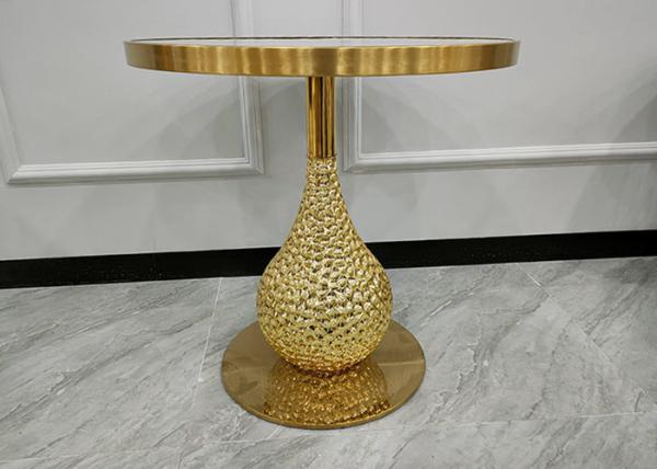 Golden Nordic Forging Odm Marble Modern Coffee Table Round Anti Collision