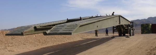Pont mécanisé par largeur du fer 3.3m pour l'urgence