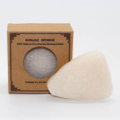 Da cara branca do triângulo do ALCANCE de MSDS esponja Konjac para Whiteheads
