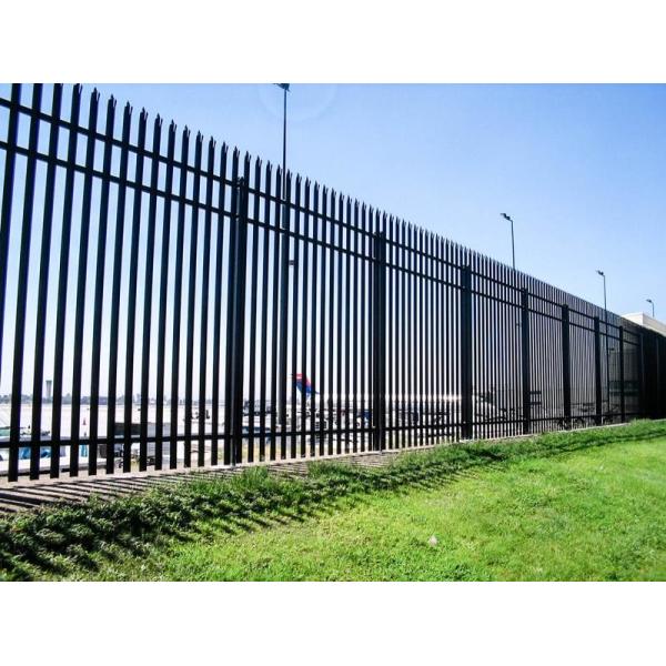 Metal D And W Pale 1.5m Steel Palisade Fencing Industry Security Panels