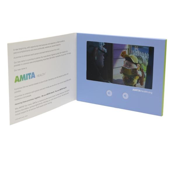 Rechargeable Real Estate Video Brochure,digital video brochure,lcd video brochure with touch screen