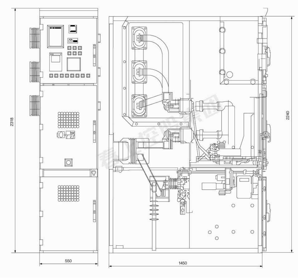 11kV Kyn28-12/800 630A-4000A Indoor Armored Removable AC Metal-Enclosed Switchgear