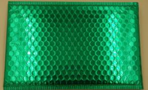 38x43cm Metallic Mailing Envelopes , Eco Friendly Metallic Bubble Wrap Envelopes