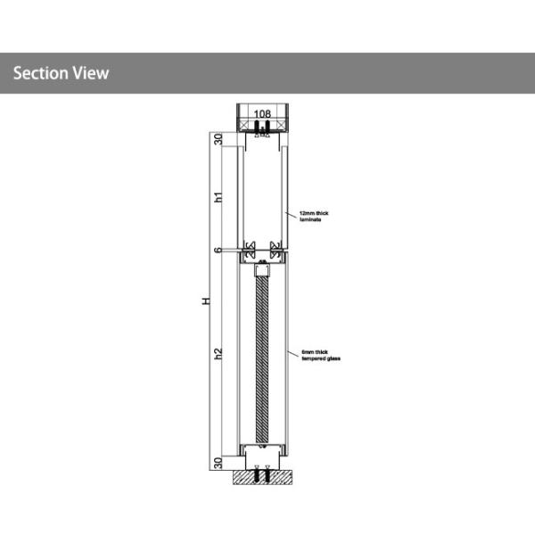 Premium Performance Design Solid Partitions Wall Indoor Privacy Soundproof Wall