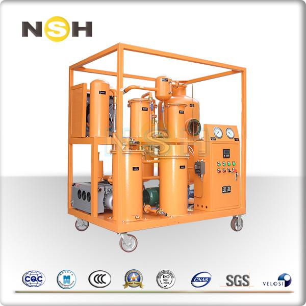 380V Vacuum Lube Oil Purification System / Waste Lubricant Oil Recycling Plant