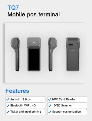 5.5 inch Android Portable Smart POS System All In One With NFC ODM