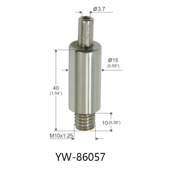 Grippers кабеля никеля внешней нарезки M10*1.25 поверхностные для провода YW86057 Dia 1-3