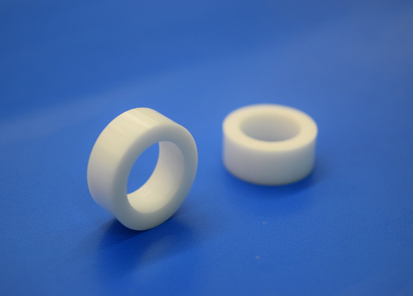 Alumina Al2O3 Ceramic Cylinder Sleeve / Bushings Sleeves / Sealing Ring Parts