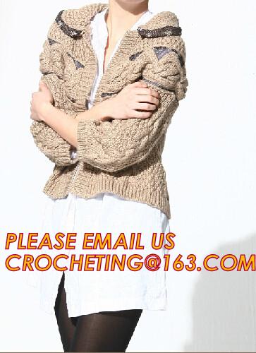 Winter handmade knit wool sweater designs knitwear for Women, Long Sweater Fashion for Old Women,Wool Loose Knitted Swea