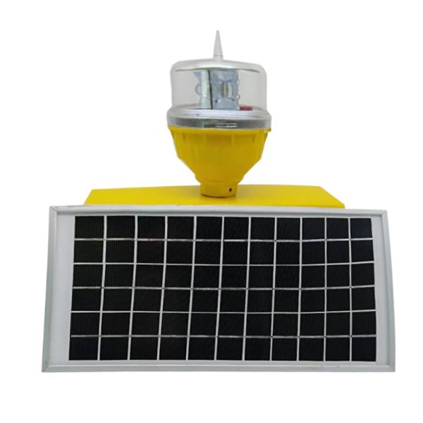 UV Protected Polycarbonate IP65 Waterproof Low Intensity L810 Solar Obstacle Aviation Obstruction Light with 100,000 Hours Lifespan