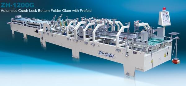 Automatic Shoe Box Pasting Machine, Shoe Box Folding + Gluing