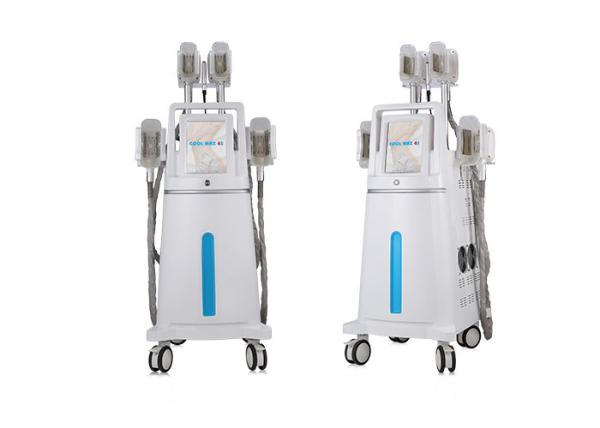 Vertical Model Body Slimming Machine 4 Handles Working Simultaneously