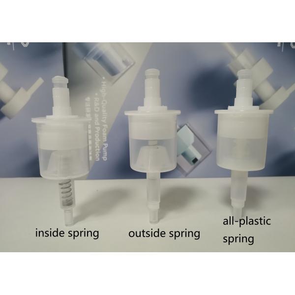 PP Screw On Lotion Pump With External Spring Technology 0.8-1.5cc Discharge Rate