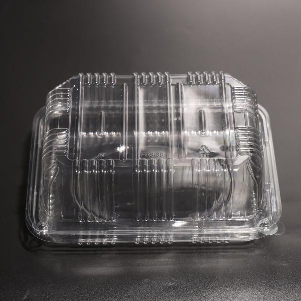Customized Color PET Plastic Food Box Plastic Freezer Containers With Lid