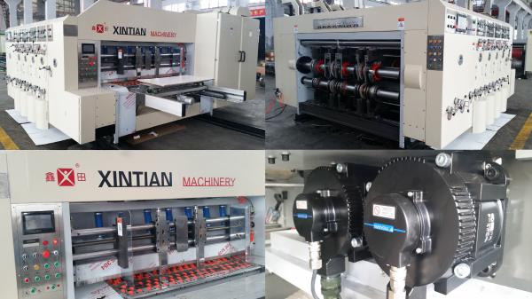 High Speed Corrugated Carton Box Making Machine Cardboard Printing Slotting Die Cutter