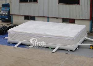 bolsa a ar interna branca do poço da espuma de 8x6m com tampa superior selada