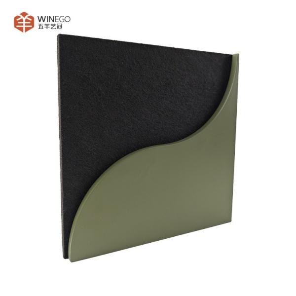 Designed And Modern  Wood Slat Acoustic Panels With Different Color For Wall