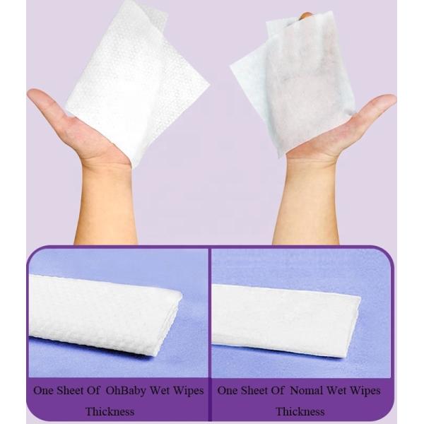 OEM Nonwoven Wet Wipes , Alcohol Free Disinfectant Wipes