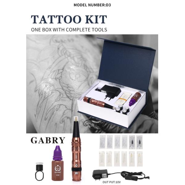 Tattoo Machine Supplies Wireless Tattoo Kit Eyebrow Tattoo Pen Semi Permanent Makeup Kit