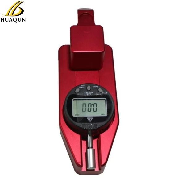 Anodized Aluminum Alloy Road Marking Thickness Gauge With Digital Display