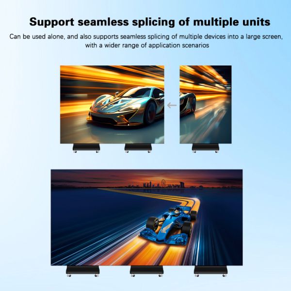 Triple-fold Double Sided P2.5 P1.86 P1.53 P1.25 LED Mobile Poster Screen