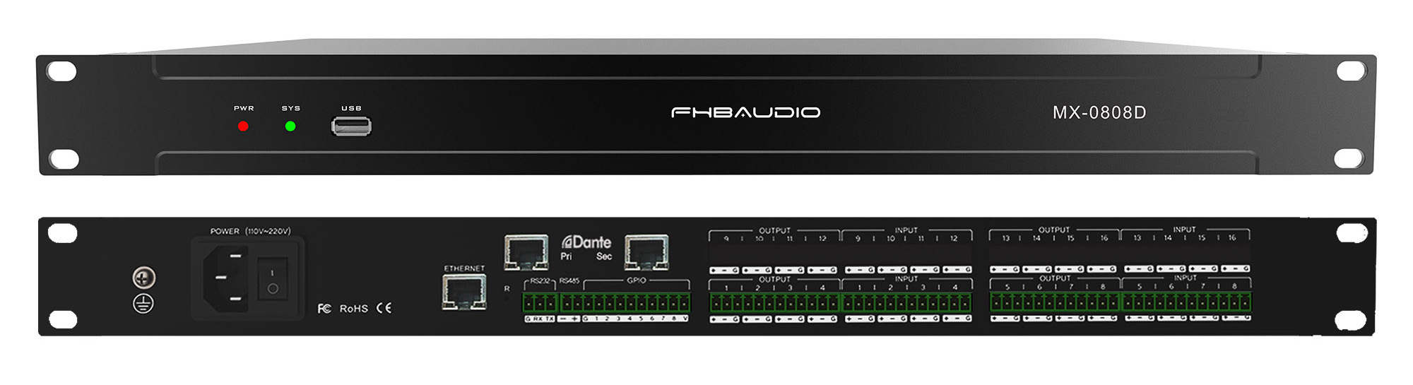 12X12 Programmable ANC процессора диктора DSP для профессиональной аудиосистемы