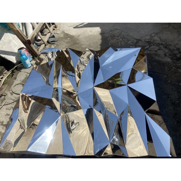 Casting Metal Art Sculptures Pentium Dolphin Mirror Sculpture