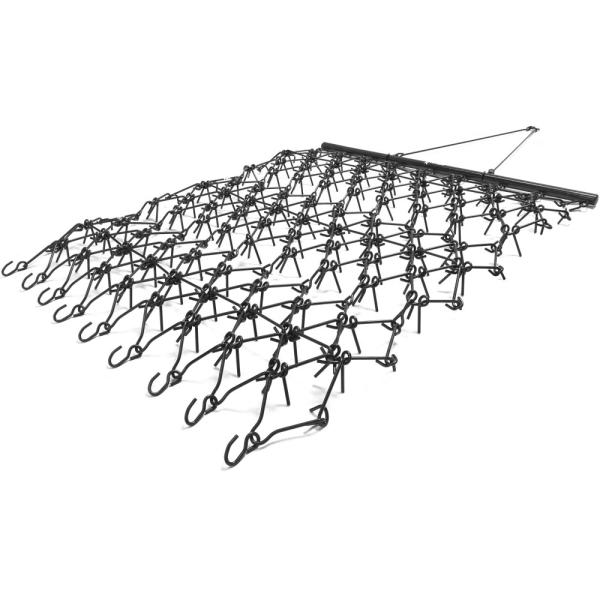 Titan 7' X 8' Black Steel Fence Drag Section Harrows 10.8mm Wire Thickness