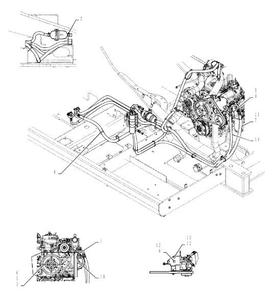 72203934 Compressor KOBELCO Excavator Air Conditioner Parts For SK170-9 SK210-9
