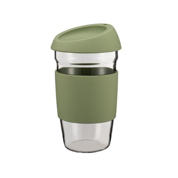 High borosilicate glass coffee cup and table mug with 250ml, 350ml, and 450ml capacities, BPA-free and leak-proof