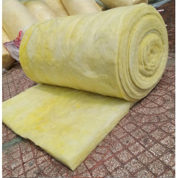 Sound Absorbing Fireproof Roofing Felt Glass Cotton Roll 15-180mm Thickness