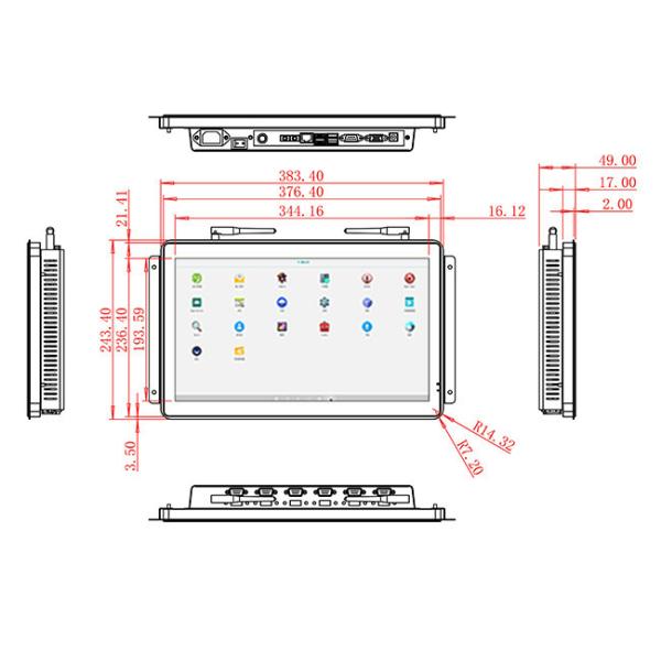 15.6-Inch Android Touch Vision Terminal for Industrial Automation, Smart Retail Systems, Energy Monitoring, and Educational Interfaces