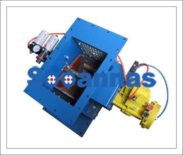 Casting Steel Three Eccentric Pneumatic Pair 1000mm Cement Valves